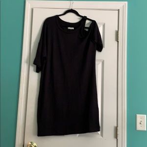 Black jersey dress